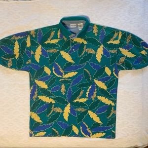Bugle Boy 90s print polo